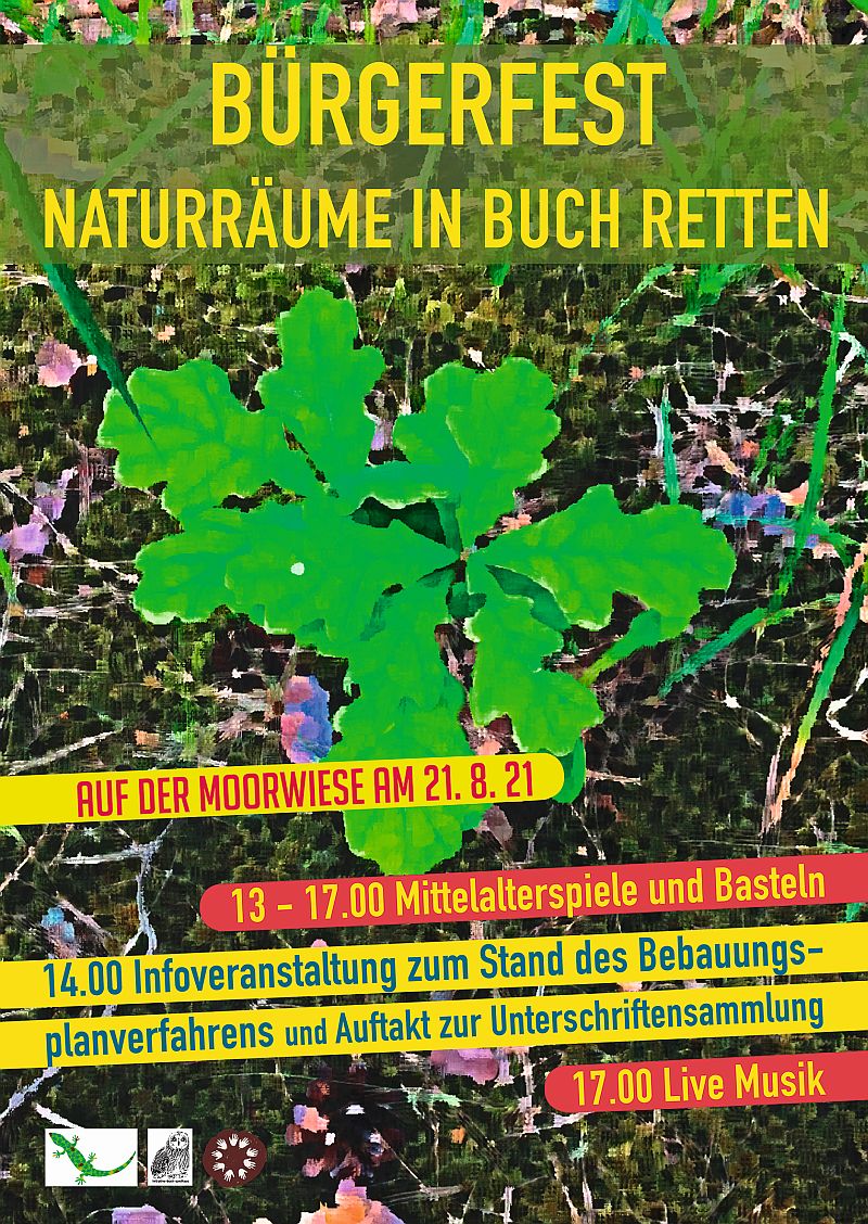 Bürgerfest – Naturräume in Buch Retten